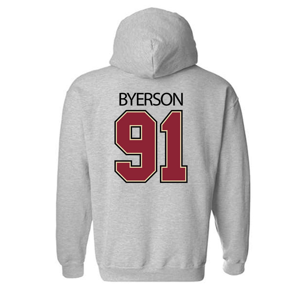 Boston College - NCAA Football : Makai Byerson - Classic Shersey Hooded Sweatshirt-3