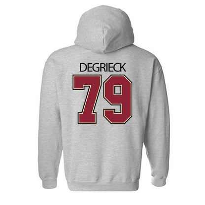 Boston College - NCAA Football : Alex Degrieck - Classic Shersey Hooded Sweatshirt-2