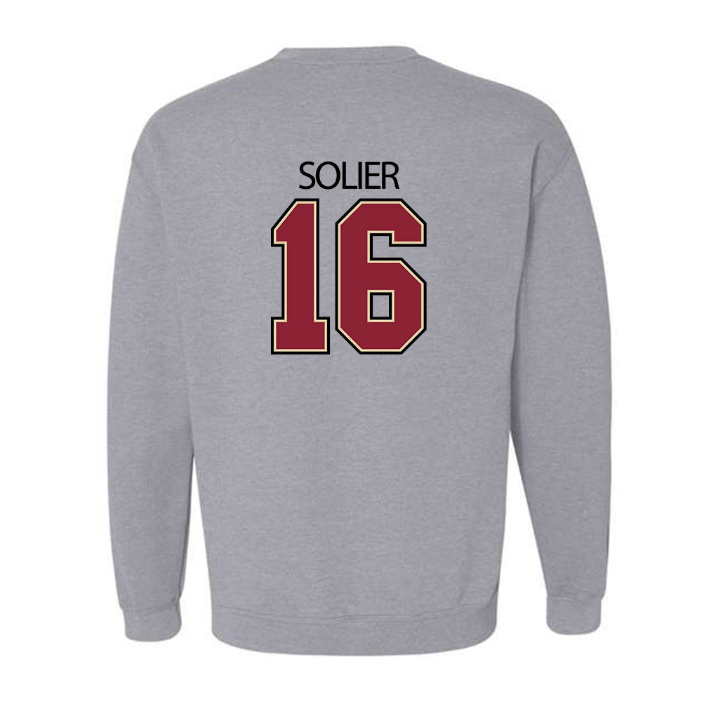 Boston College - NCAA Baseball : Julio Solier - Classic Shersey Crewneck Sweatshirt-1