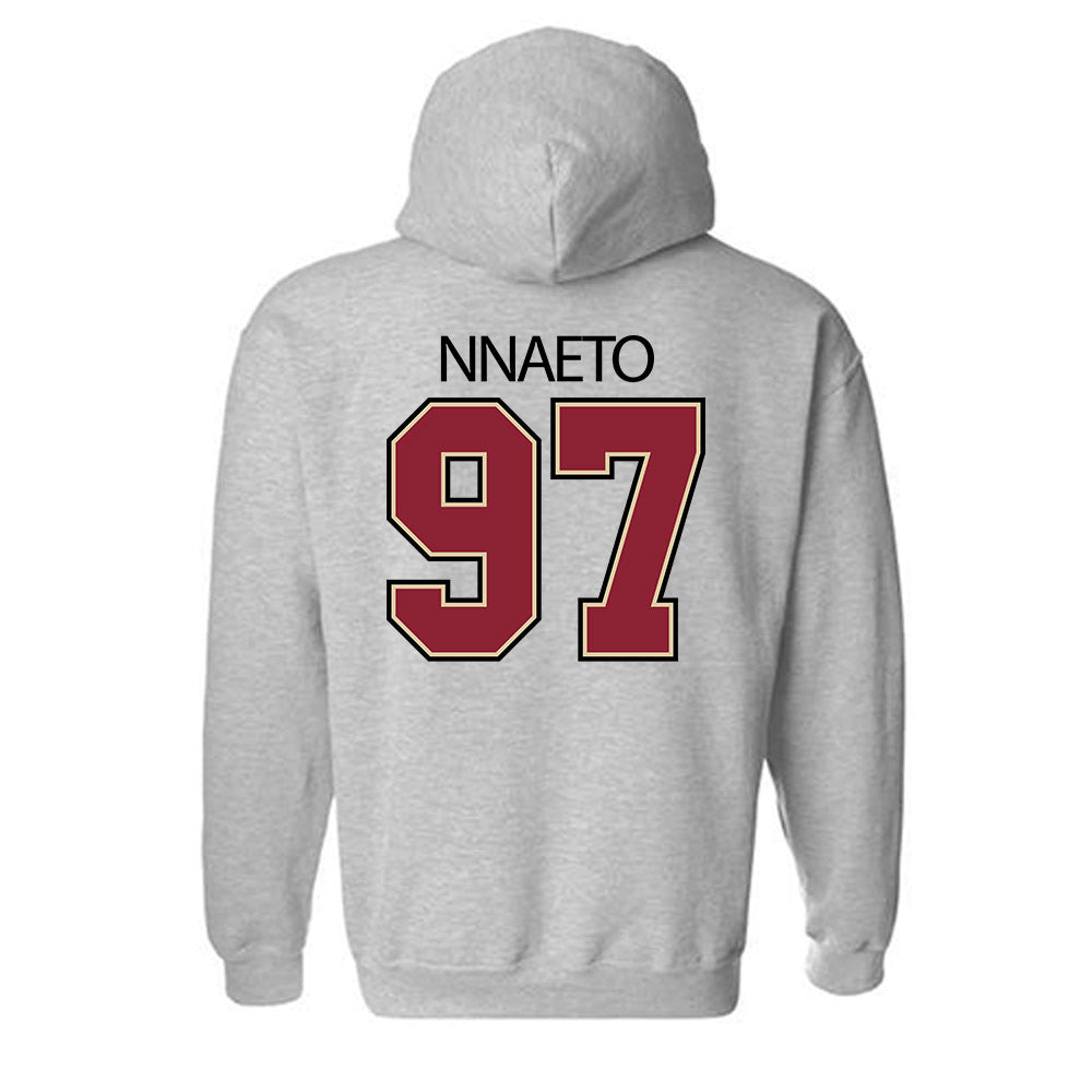 Boston College - NCAA Football : Chuck Nnaeto - Classic Shersey Hooded Sweatshirt-2