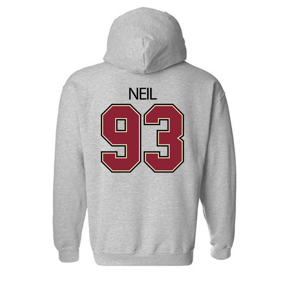 Boston College - NCAA Football : Gavin Neil - Classic Shersey Hooded Sweatshirt-3