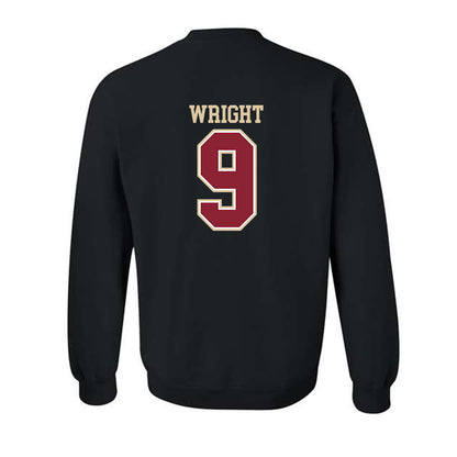 Boston College - NCAA Football : Landon Wright - Classic Shersey Crewneck Sweatshirt-1