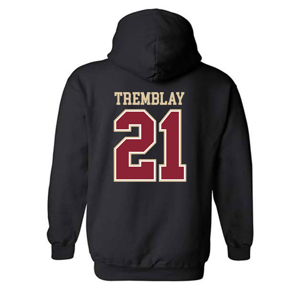 Boston College - NCAA Women's Ice Hockey : Maxim Tremblay - Classic Shersey Hooded Sweatshirt-1