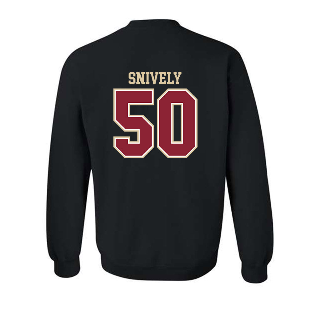 Boston College - NCAA Football : Owen Snively - Classic Shersey Crewneck Sweatshirt-1