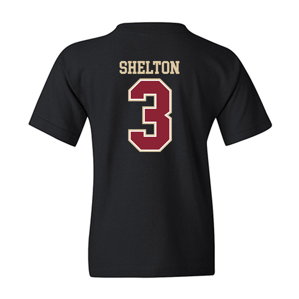 Boston College - NCAA Men's Basketball : Ernest Shelton - Classic Shersey Youth T-Shirt-1