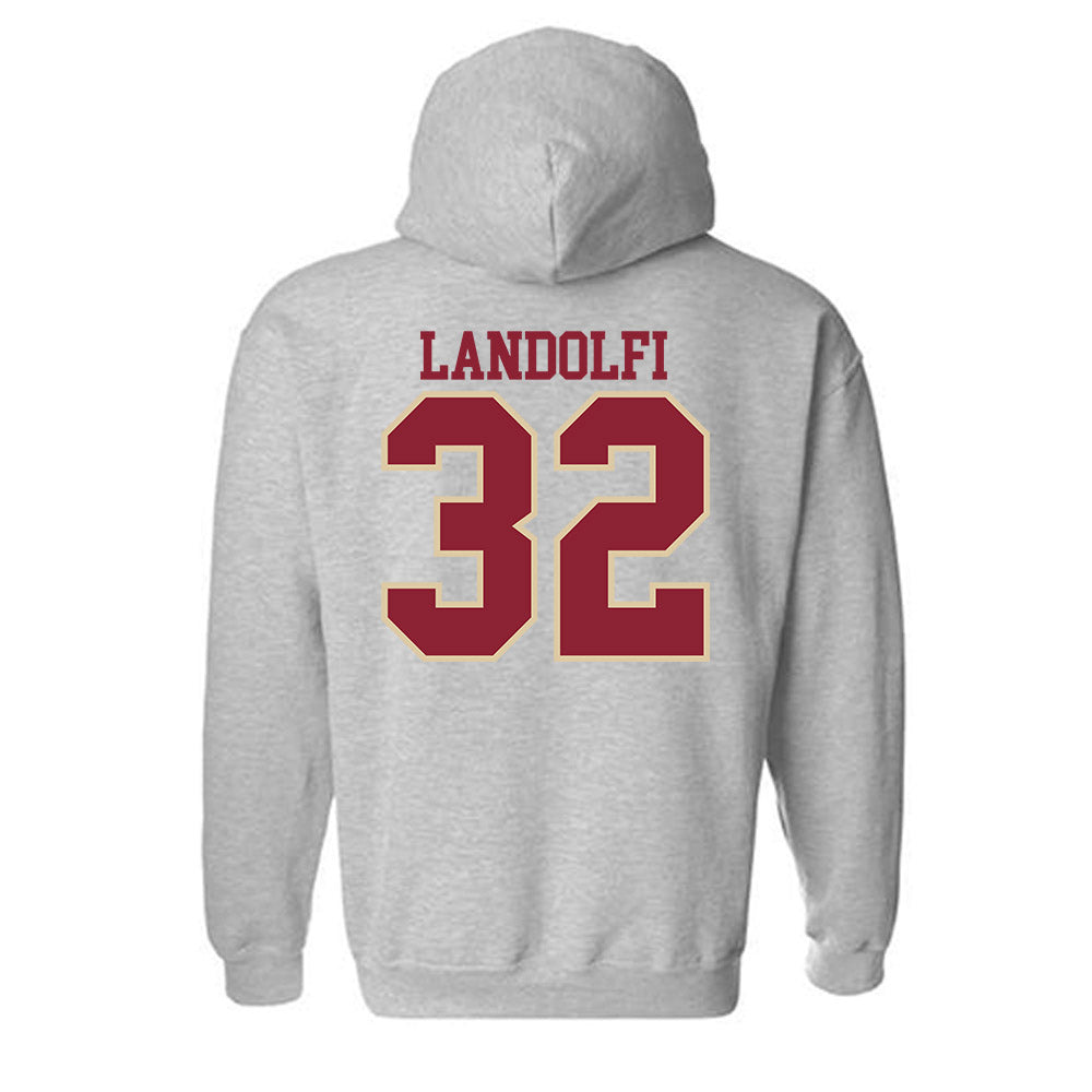 Boston College - NCAA Football : Michael Landolfi - Classic Shersey Hooded Sweatshirt-3