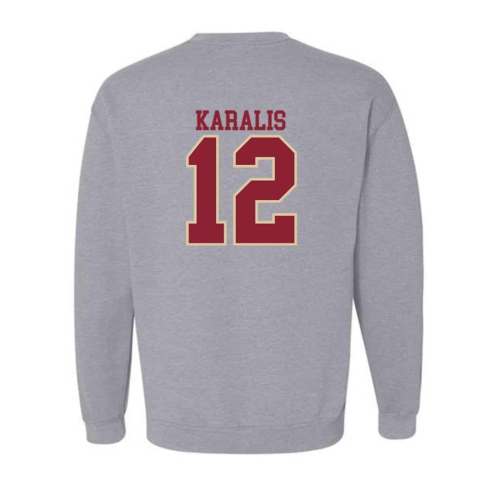 Boston College - NCAA Men's Soccer : Alexi Karalis - Classic Shersey Crewneck Sweatshirt-3