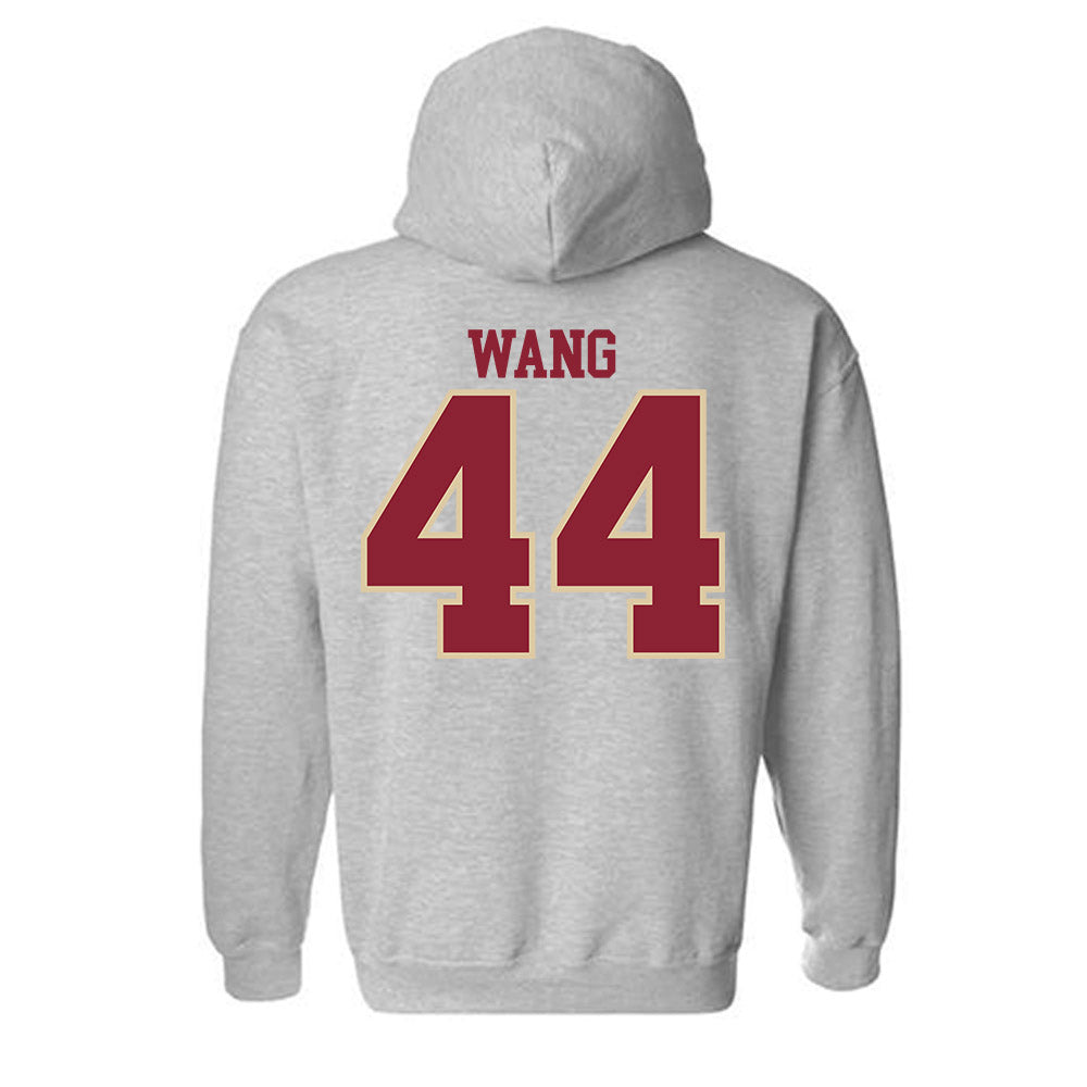 Boston College - NCAA Baseball : Nick Wang - Classic Shersey Hooded Sweatshirt-3