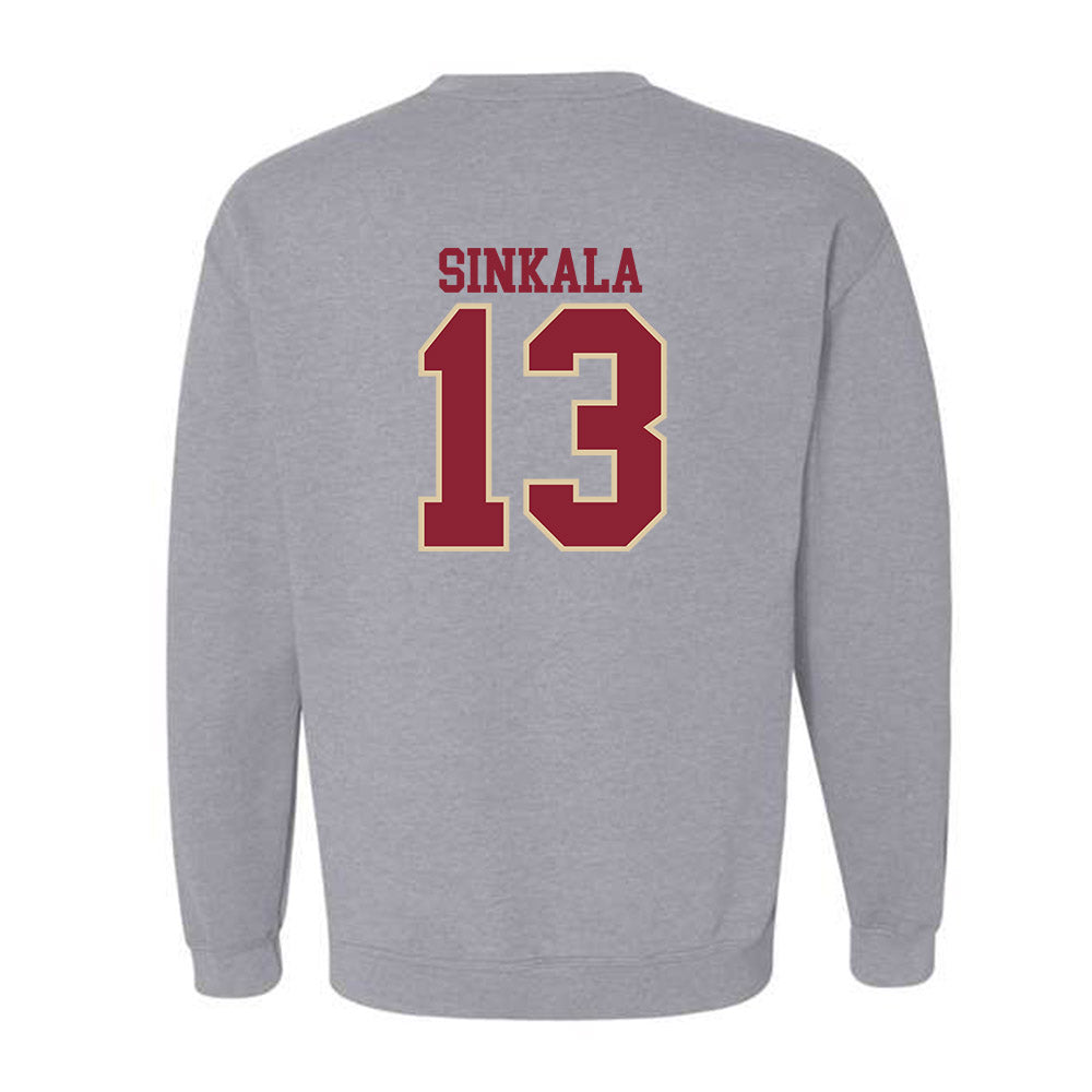 Boston College - NCAA Football : Njita Sinkala - Classic Shersey Crewneck Sweatshirt-3