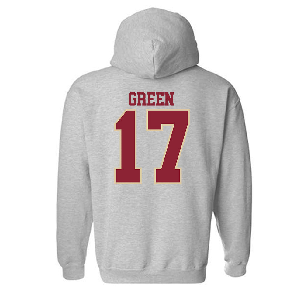 Boston College - NCAA Football : Dajon Green - Classic Shersey Hooded Sweatshirt-2