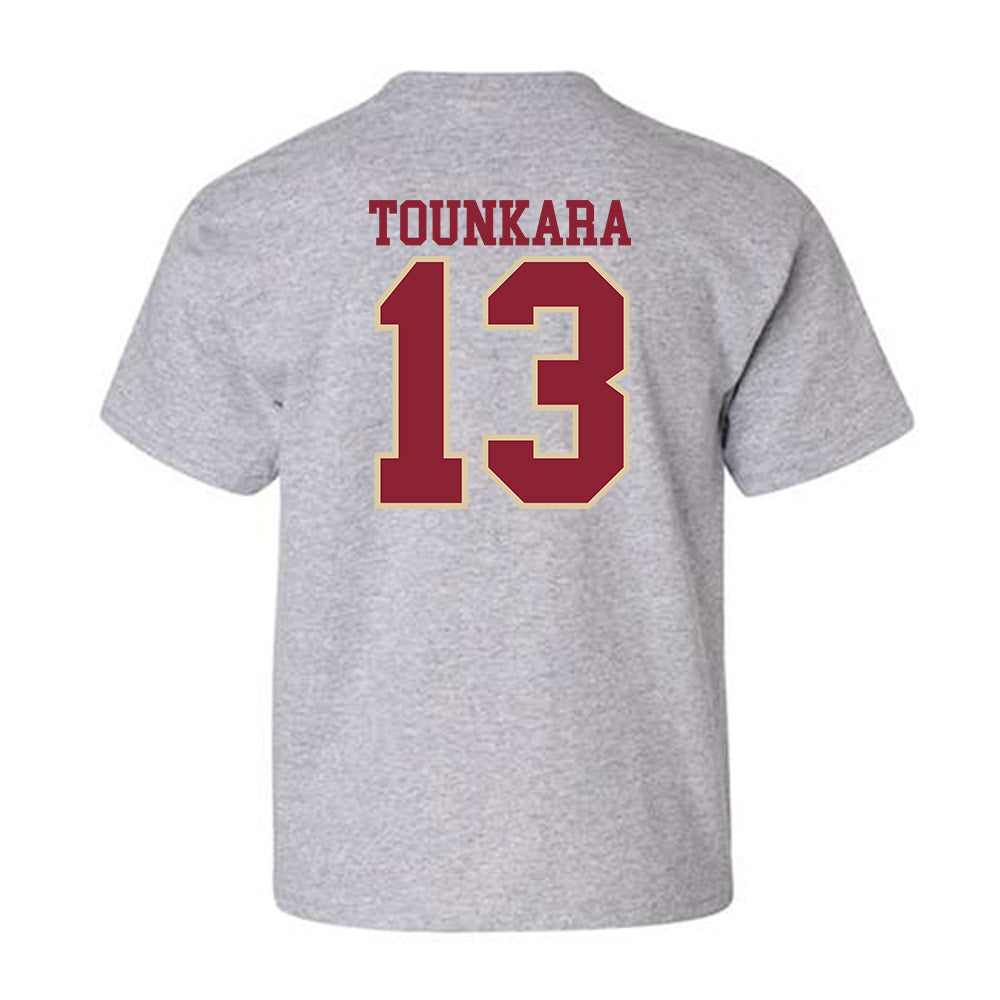 Boston College - NCAA Men's Basketball : Aly Tounkara - Classic Shersey Youth T-Shirt-3