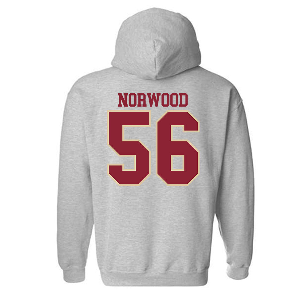 Boston College - NCAA Football : Jani Norwood - Classic Shersey Hooded Sweatshirt-3