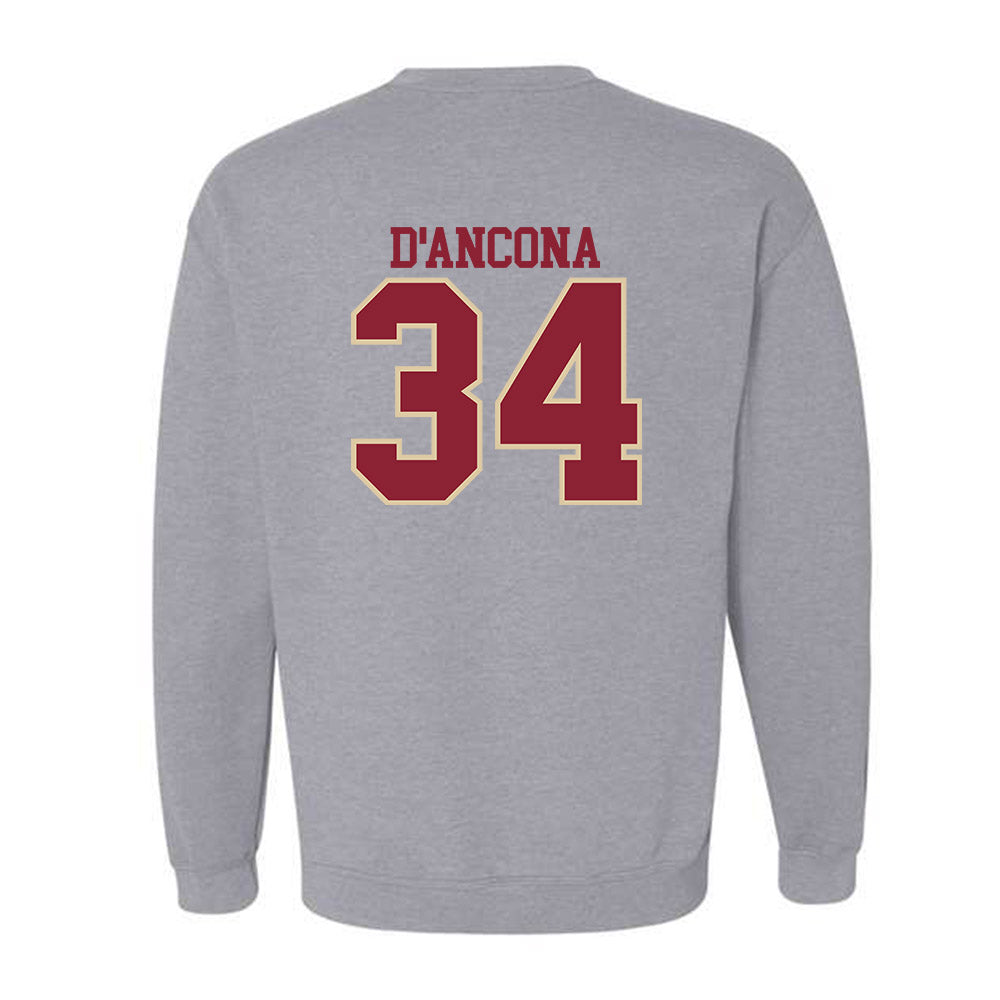 Boston College - NCAA Baseball : Luke D'Ancona - Classic Shersey Crewneck Sweatshirt-3