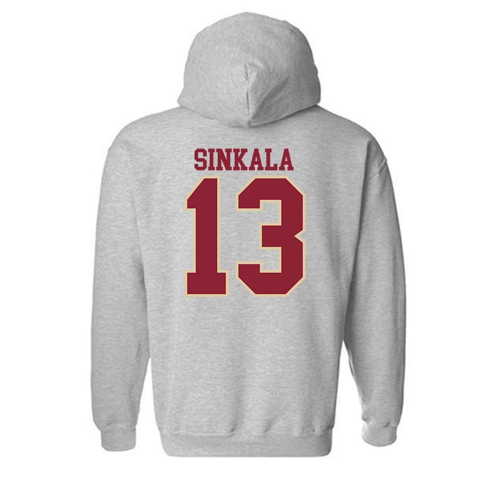 Boston College - NCAA Football : Njita Sinkala - Classic Shersey Hooded Sweatshirt-2