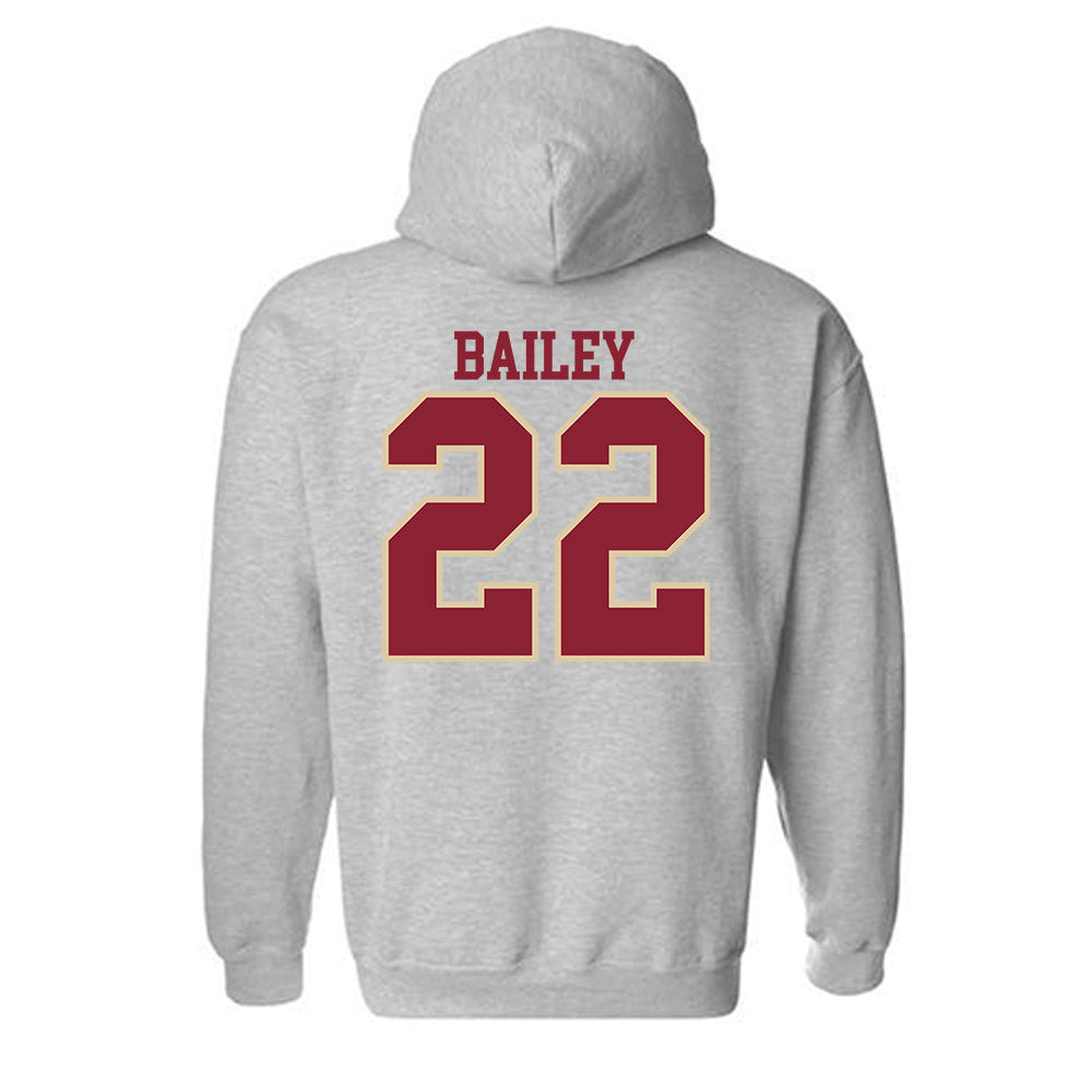 Boston College - NCAA Men's Basketball : Jack Bailey - Classic Shersey Hooded Sweatshirt-3