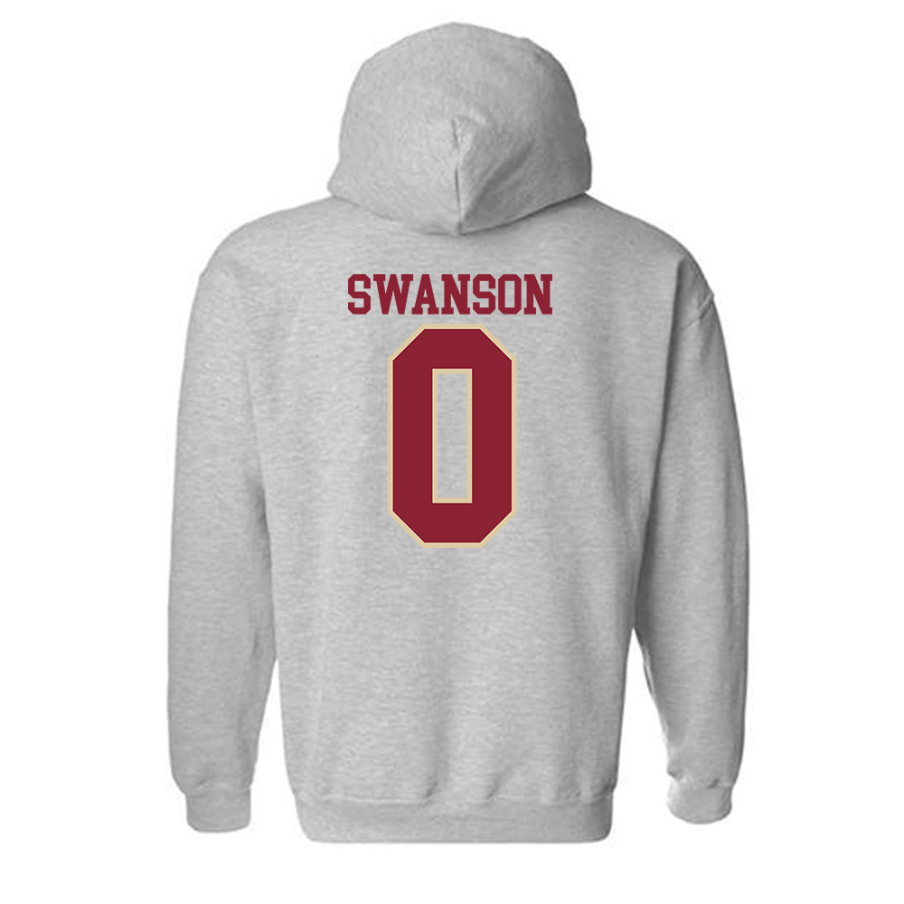 Boston College - NCAA Football : Reed Swanson - Classic Shersey Hooded Sweatshirt-2