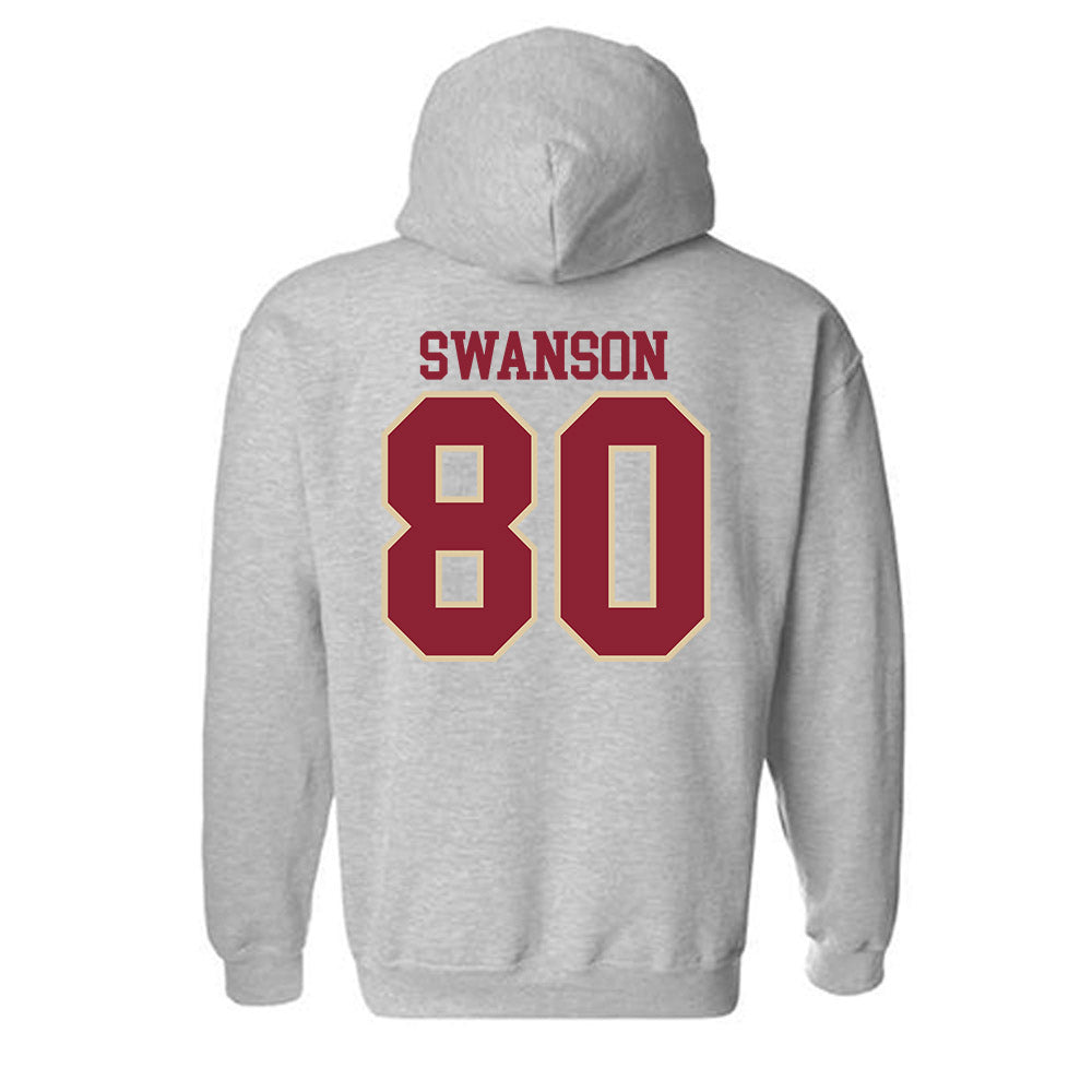 Boston College - NCAA Football : Reed Swanson - Classic Shersey Hooded Sweatshirt-3