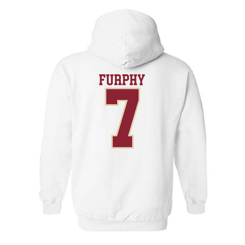 Boston College - NCAA Men's Basketball : Jacob Furphy - Classic Shersey Hooded Sweatshirt-3