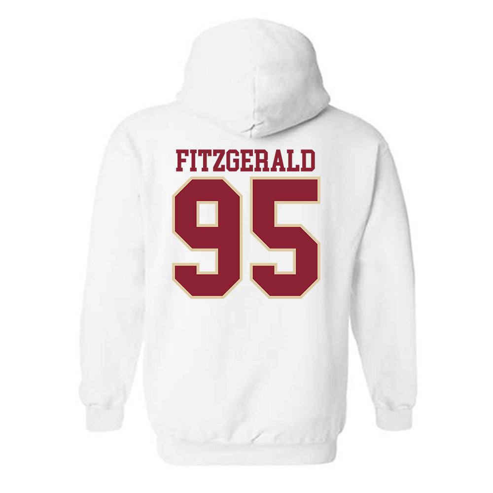 Boston College - NCAA Football : Mac Fitzgerald - Classic Shersey Hooded Sweatshirt-2