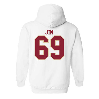 Boston College - NCAA Football : Marek Jin - Classic Shersey Hooded Sweatshirt-3