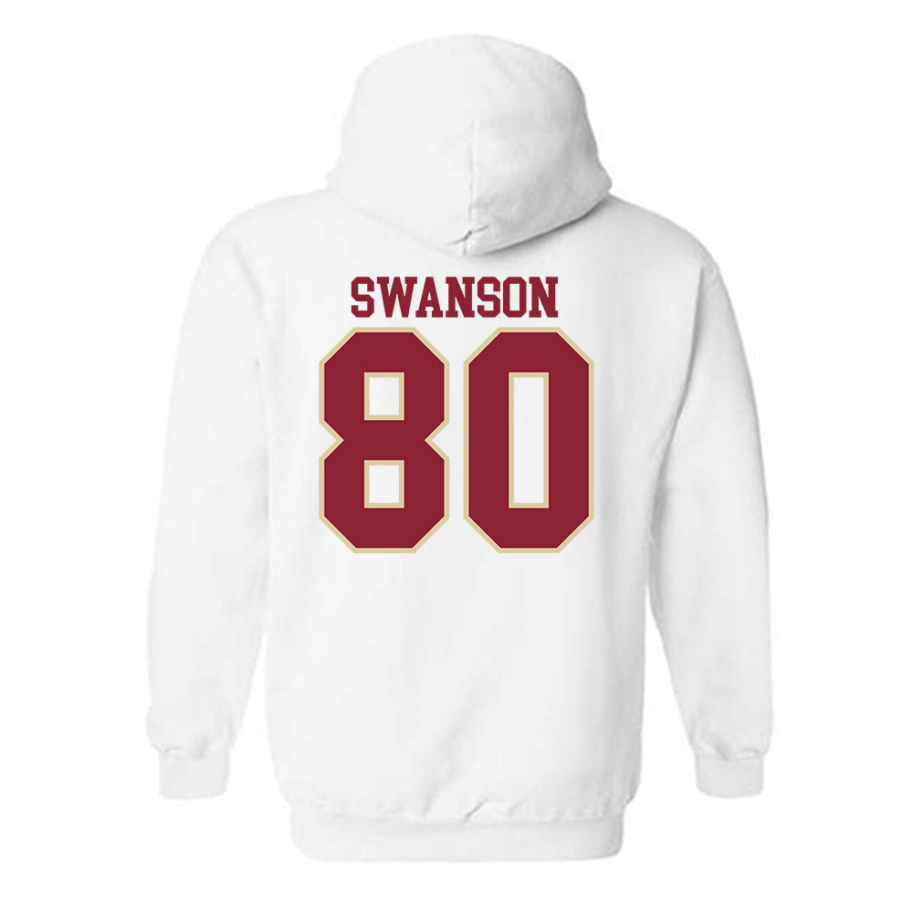 Boston College - NCAA Football : Reed Swanson - Classic Shersey Hooded Sweatshirt-2