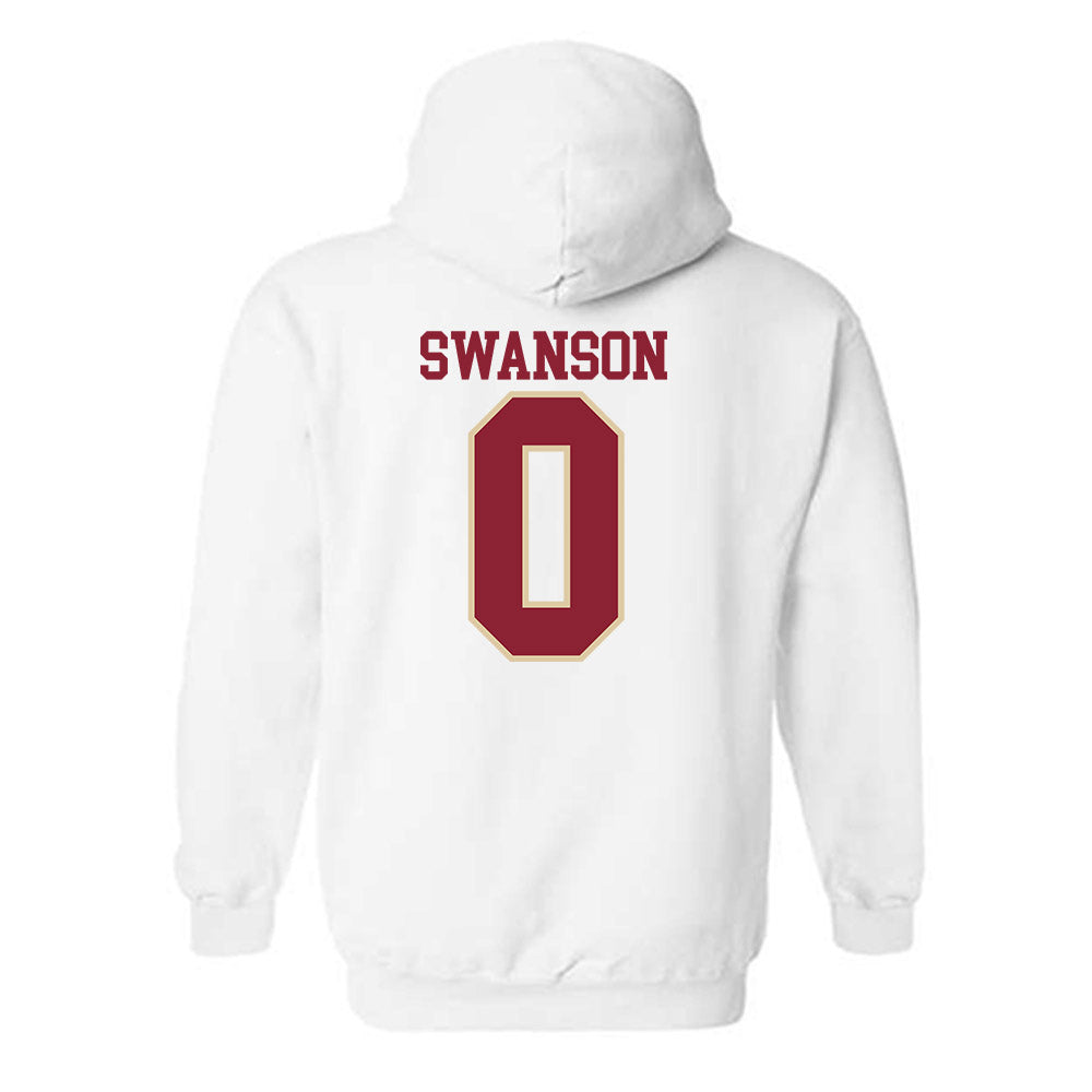 Boston College - NCAA Football : Reed Swanson - Classic Shersey Hooded Sweatshirt-3