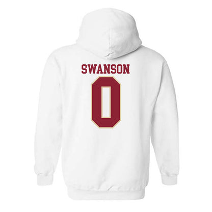 Boston College - NCAA Football : Reed Swanson - Classic Shersey Hooded Sweatshirt-3