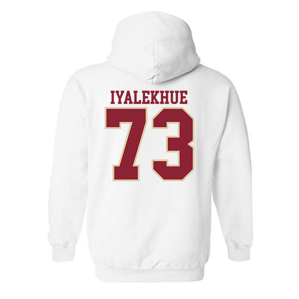 Boston College - NCAA Football : Lawrence Iyalekhue - Classic Shersey Hooded Sweatshirt-3