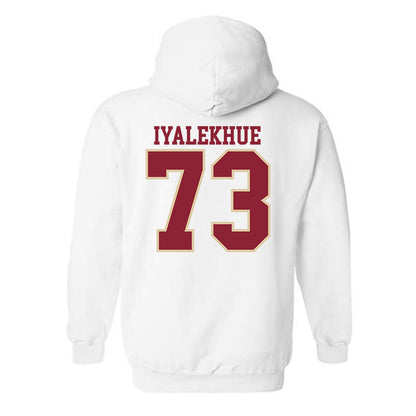 Boston College - NCAA Football : Lawrence Iyalekhue - Classic Shersey Hooded Sweatshirt-3