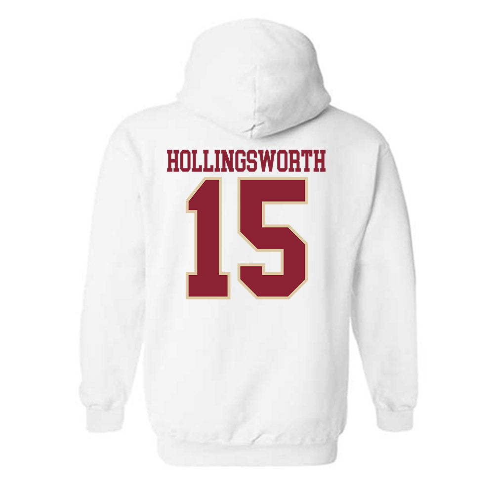 Boston College - NCAA Women's Basketball : Megan Hollingsworth - Classic Shersey Hooded Sweatshirt-3