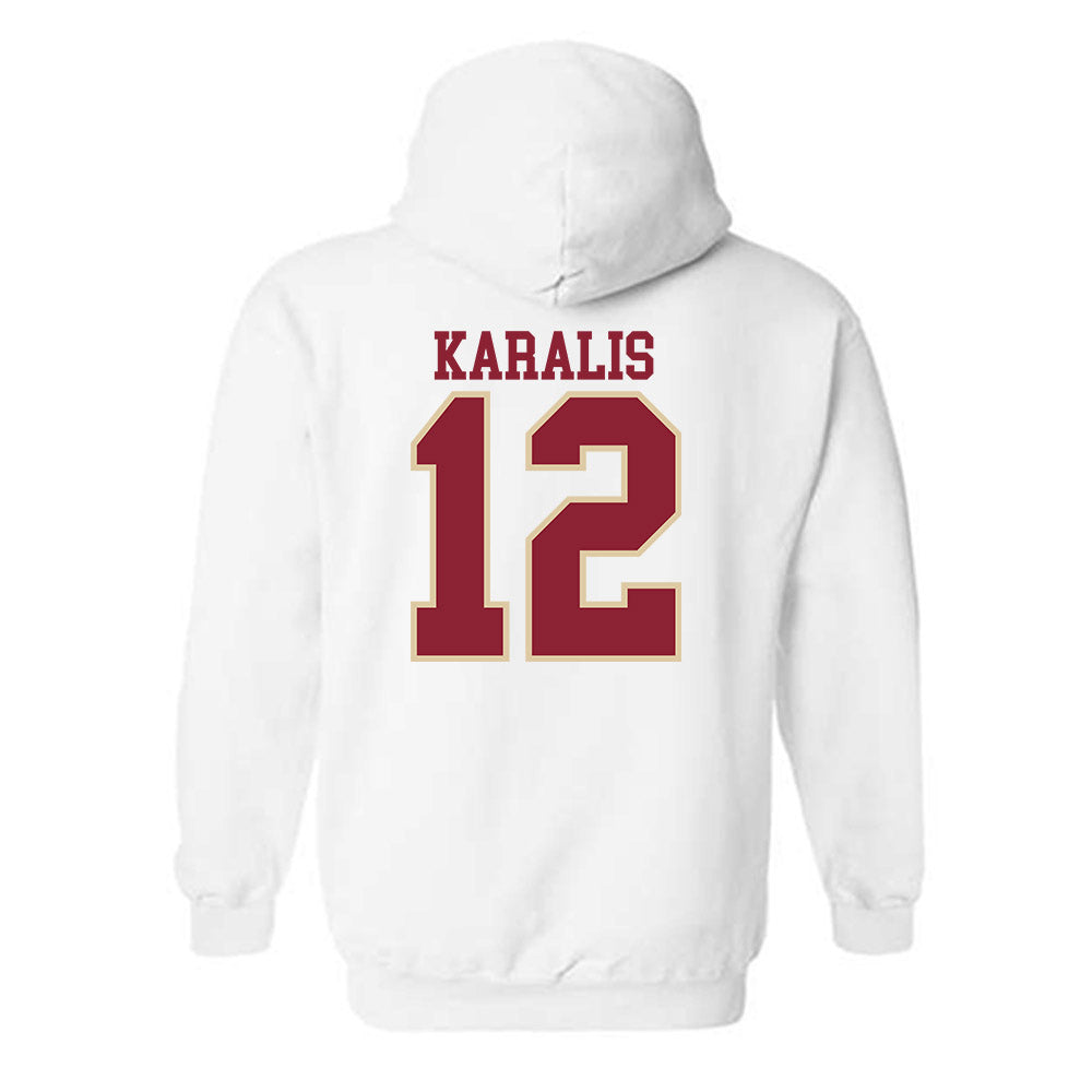 Boston College - NCAA Men's Soccer : Alexi Karalis - Classic Shersey Hooded Sweatshirt-2