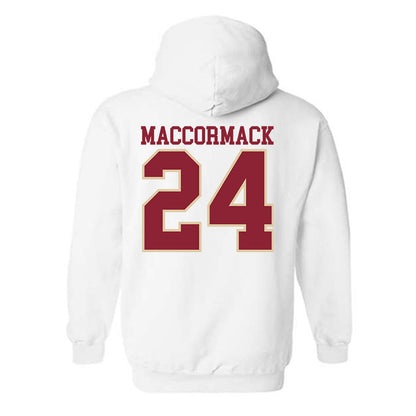 Boston College - NCAA Football : Bo MacCormack - Classic Shersey Hooded Sweatshirt-3