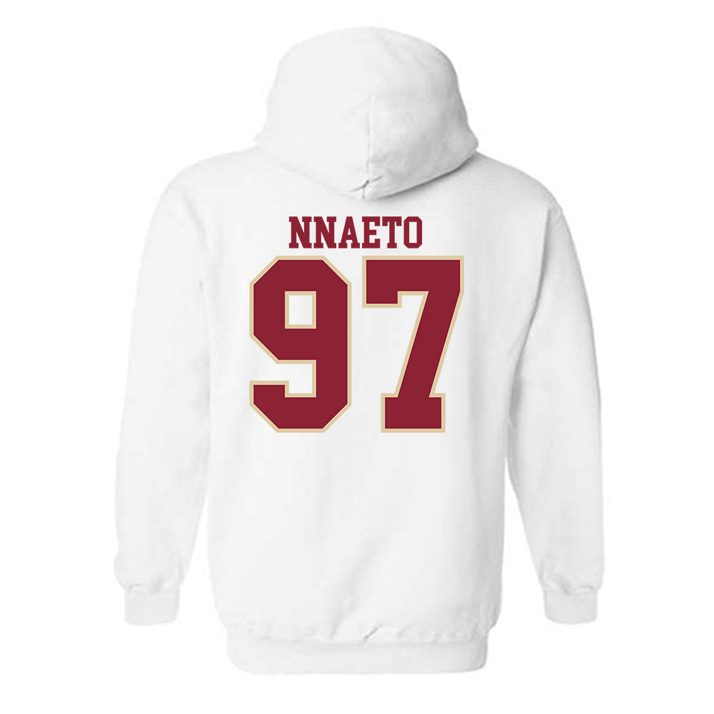 Boston College - NCAA Football : Chuck Nnaeto - Classic Shersey Hooded Sweatshirt-3