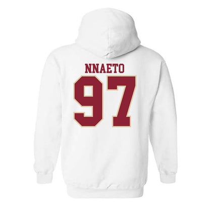 Boston College - NCAA Football : Chuck Nnaeto - Classic Shersey Hooded Sweatshirt-3