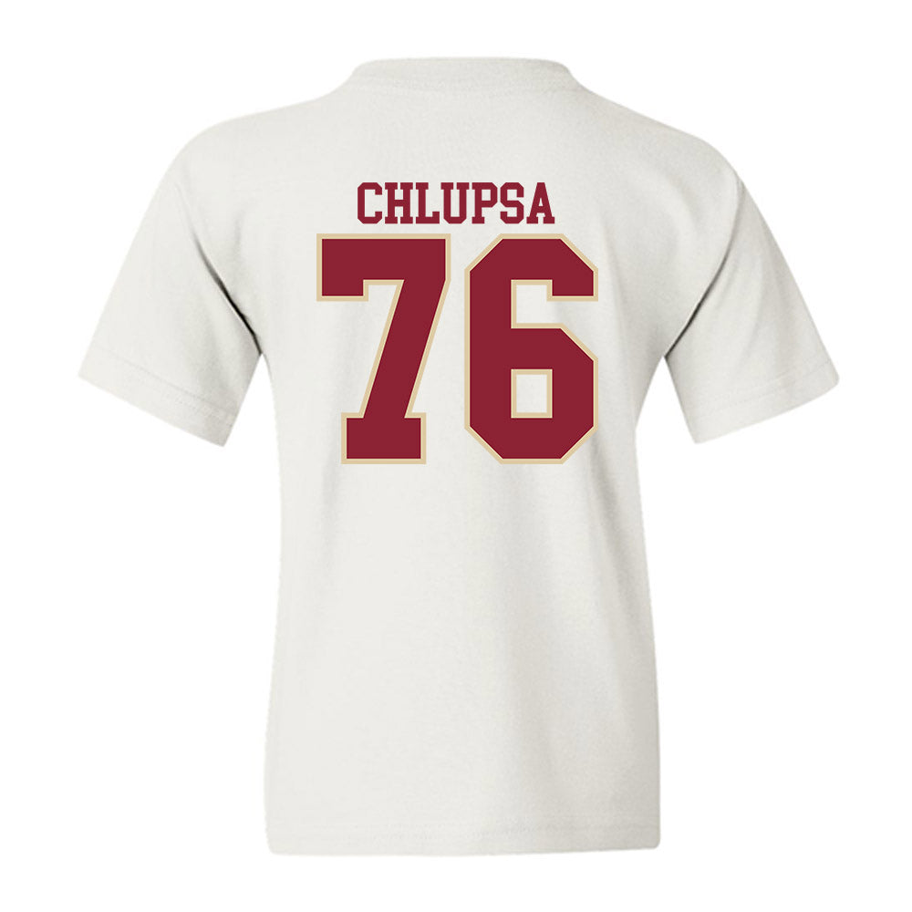 Boston College - NCAA Football : Tanner Chlupsa - Classic Shersey Youth T-Shirt-2