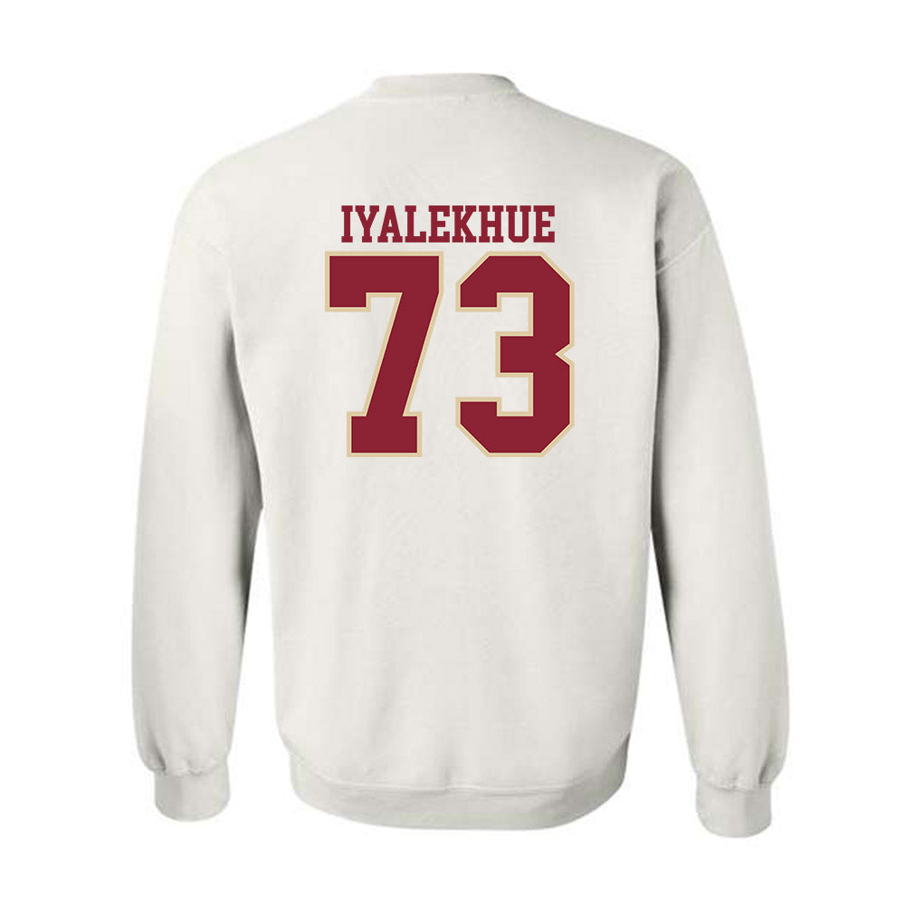 Boston College - NCAA Football : Lawrence Iyalekhue - Classic Shersey Crewneck Sweatshirt-3