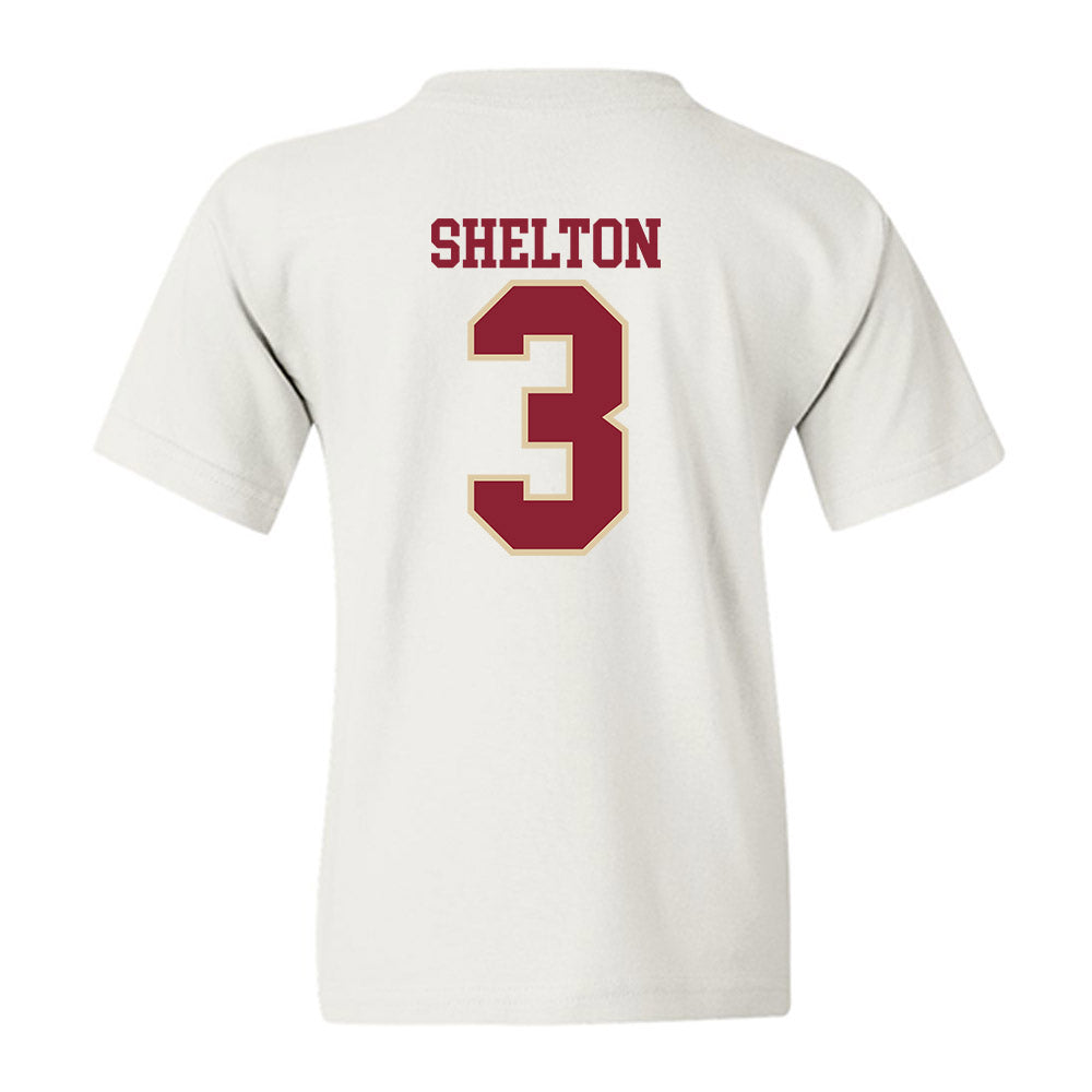 Boston College - NCAA Men's Basketball : Ernest Shelton - Classic Shersey Youth T-Shirt-2