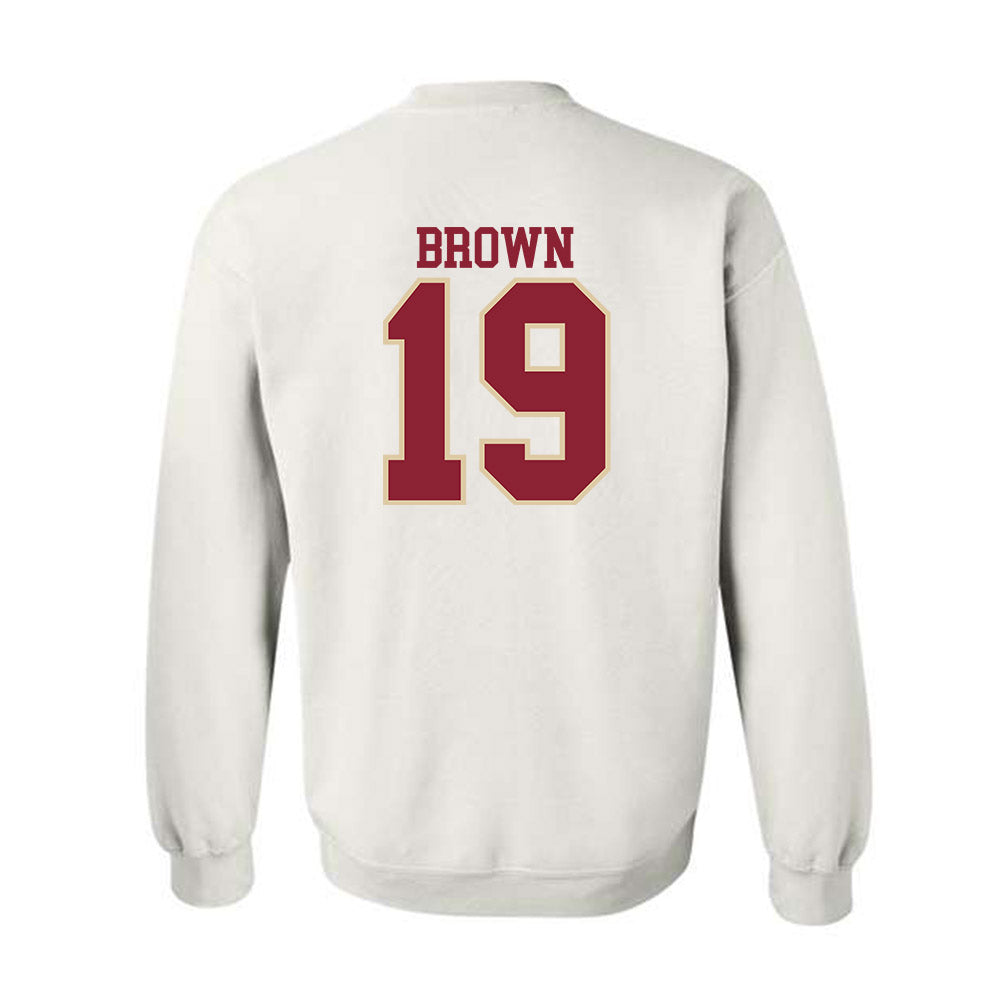 Boston College - NCAA Football : Kelvin Brown - Classic Shersey Crewneck Sweatshirt-3