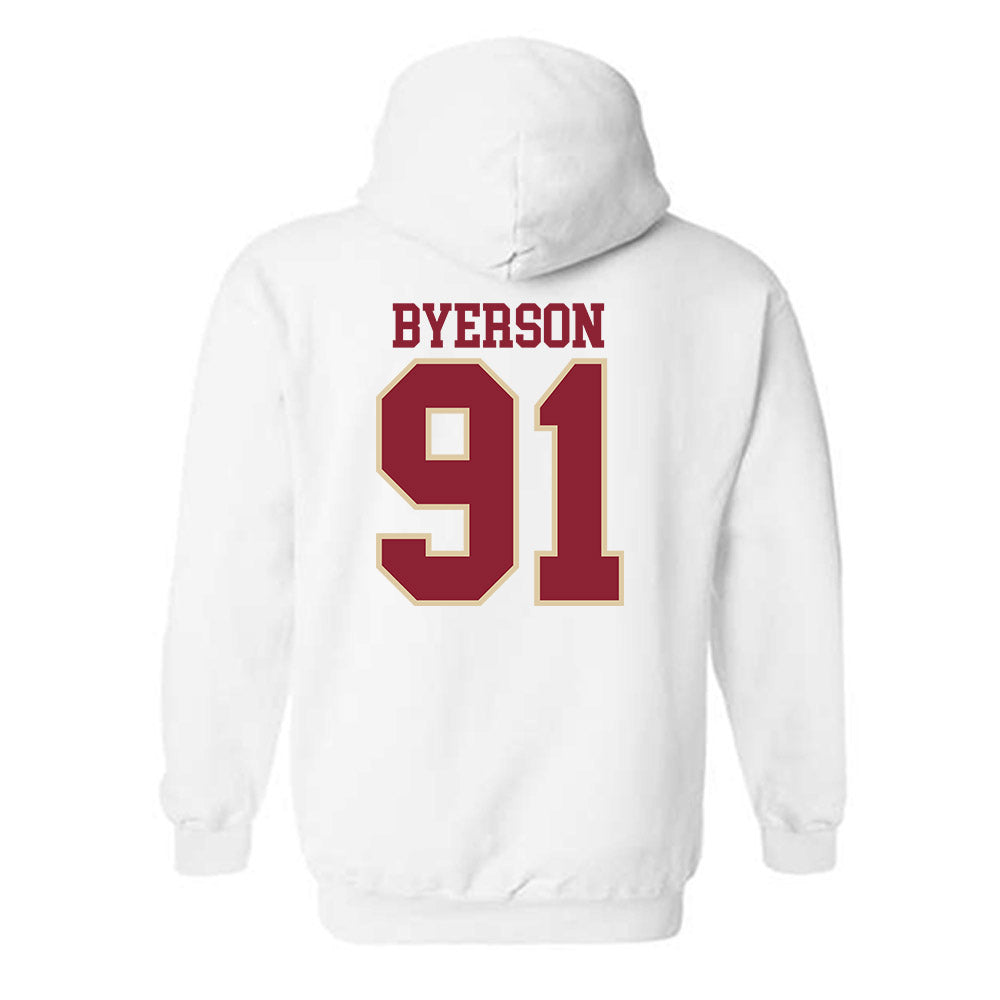 Boston College - NCAA Football : Makai Byerson - Classic Shersey Hooded Sweatshirt-3