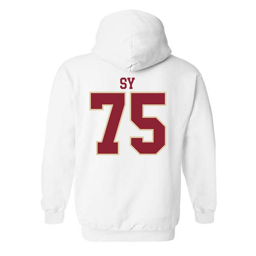 Boston College - NCAA Football : Pape Abdoulaye Sy - Classic Shersey Hooded Sweatshirt-3