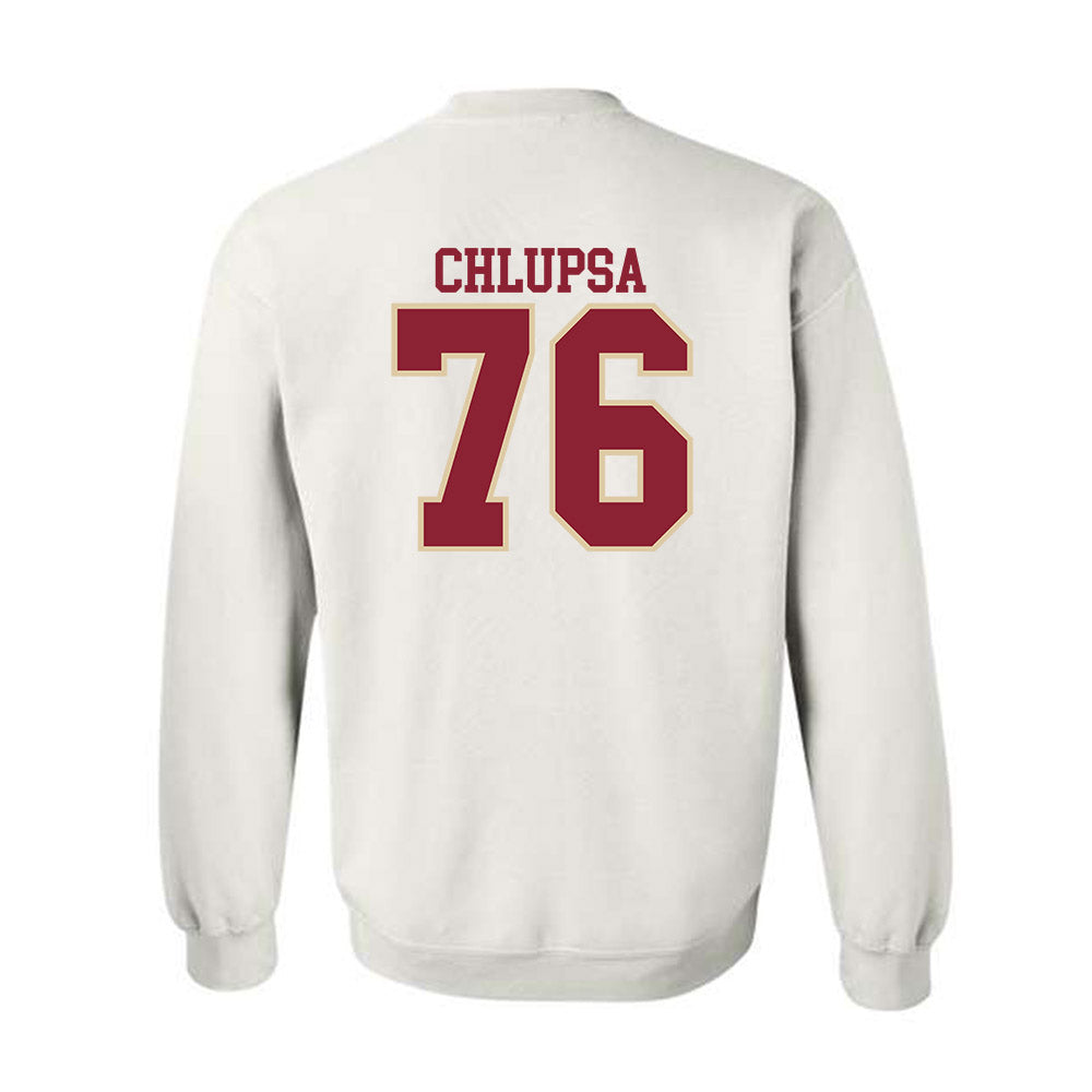 Boston College - NCAA Football : Tanner Chlupsa - Classic Shersey Crewneck Sweatshirt-3