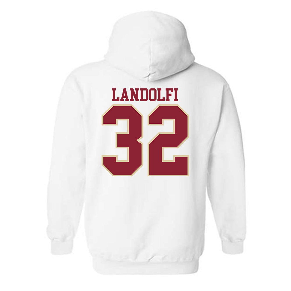 Boston College - NCAA Football : Michael Landolfi - Classic Shersey Hooded Sweatshirt-2