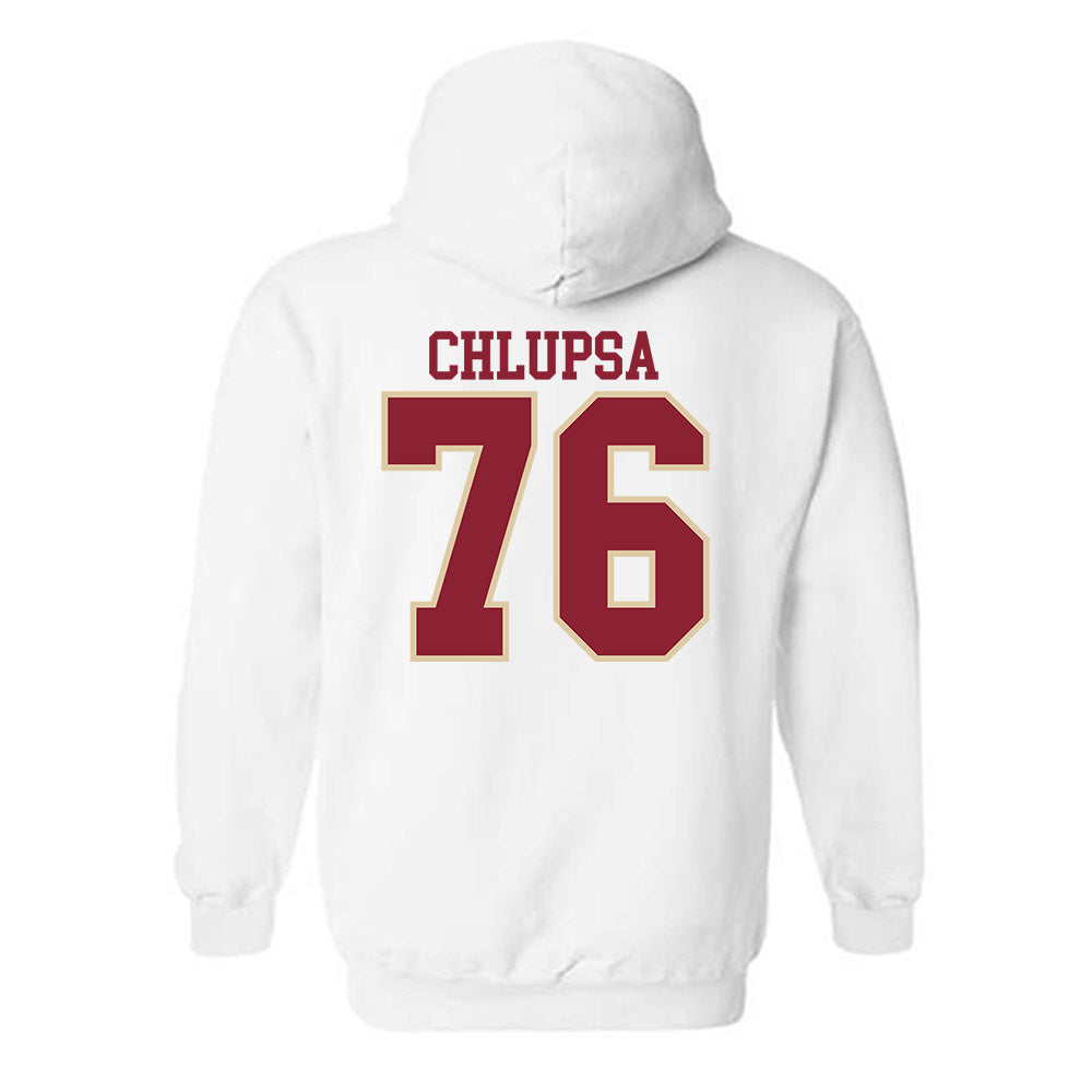 Boston College - NCAA Football : Tanner Chlupsa - Classic Shersey Hooded Sweatshirt-3