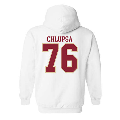 Boston College - NCAA Football : Tanner Chlupsa - Classic Shersey Hooded Sweatshirt-3