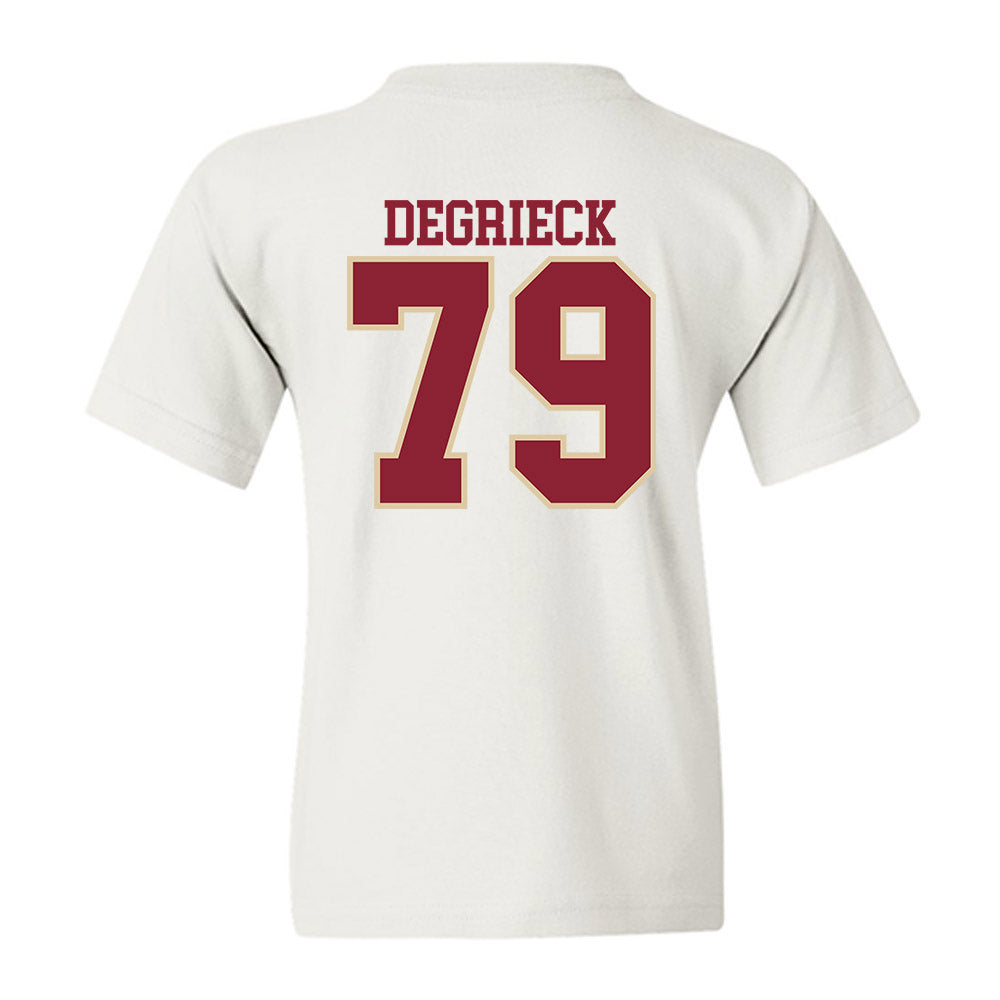 Boston College - NCAA Football : Alex Degrieck - Classic Shersey Youth T-Shirt-2