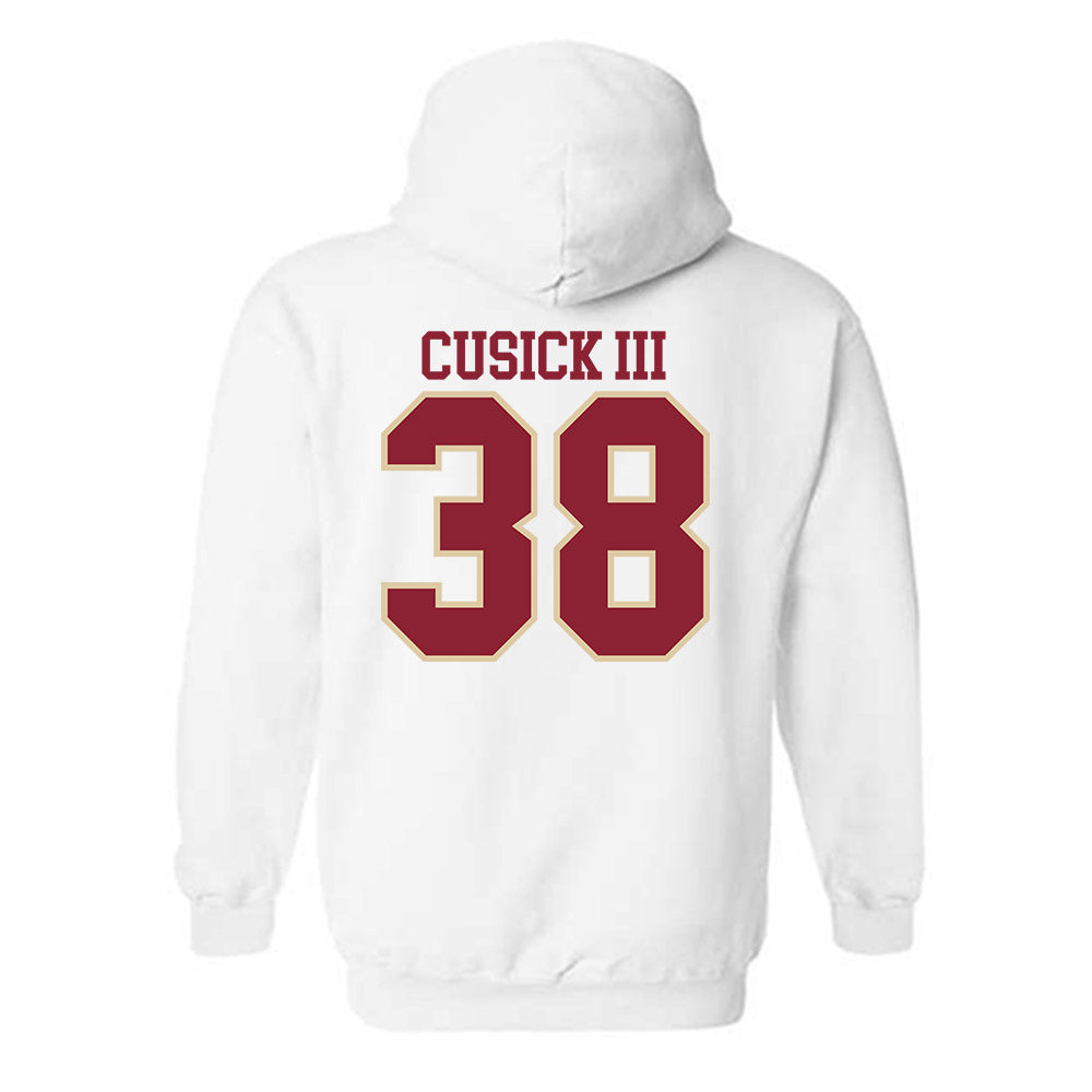 Boston College - NCAA Football : Tommy Cusick III - Classic Shersey Hooded Sweatshirt-3