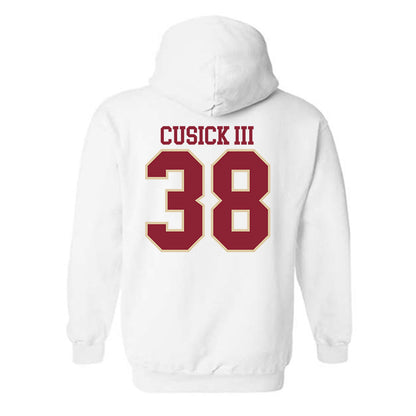 Boston College - NCAA Football : Tommy Cusick III - Classic Shersey Hooded Sweatshirt-3