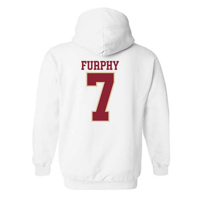 Boston College - NCAA Men's Basketball : Jacob Furphy - Classic Shersey Hooded Sweatshirt-3
