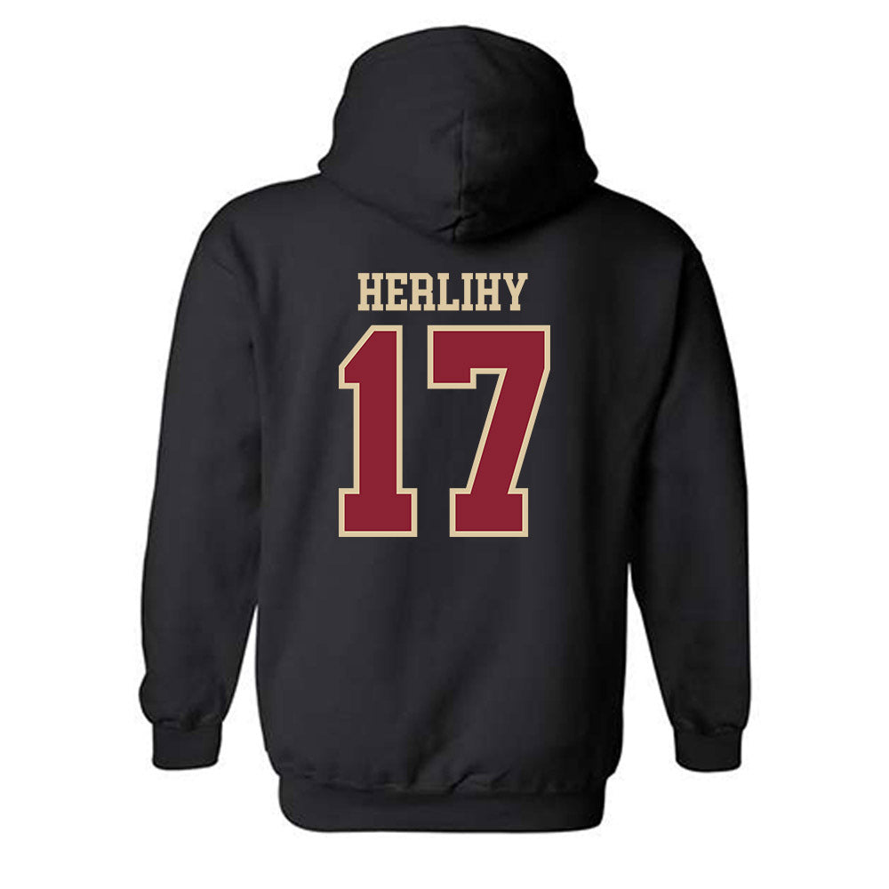 Boston College - NCAA Women's Lacrosse : Lauren Herlihy - Classic Shersey Hooded Sweatshirt-1