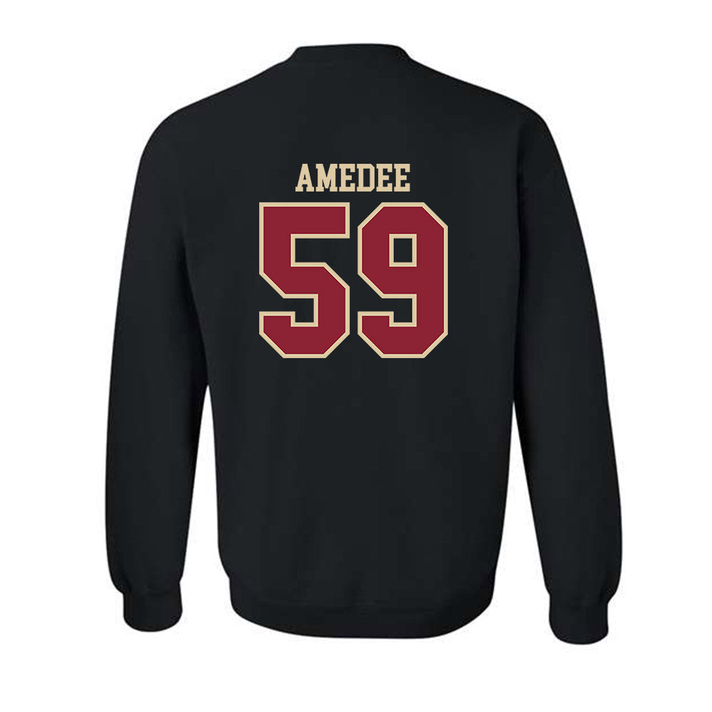 Boston College - NCAA Football : Micah Amedee - Classic Shersey Crewneck Sweatshirt-1